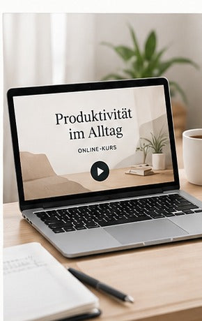 Produktbild Online-Kurs Produktivität im Alltag