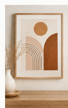 Produktbild minimalistisches digitales Wandbild